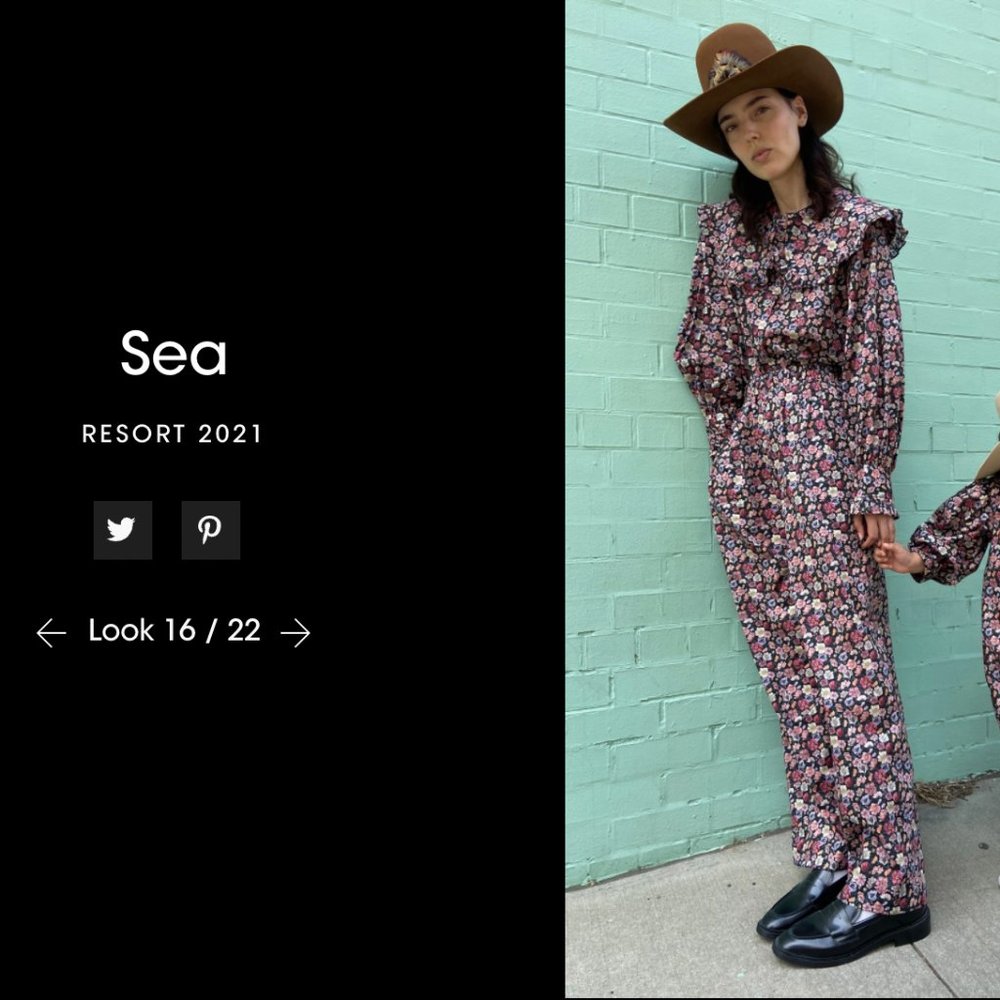 Sea New York floral pants
